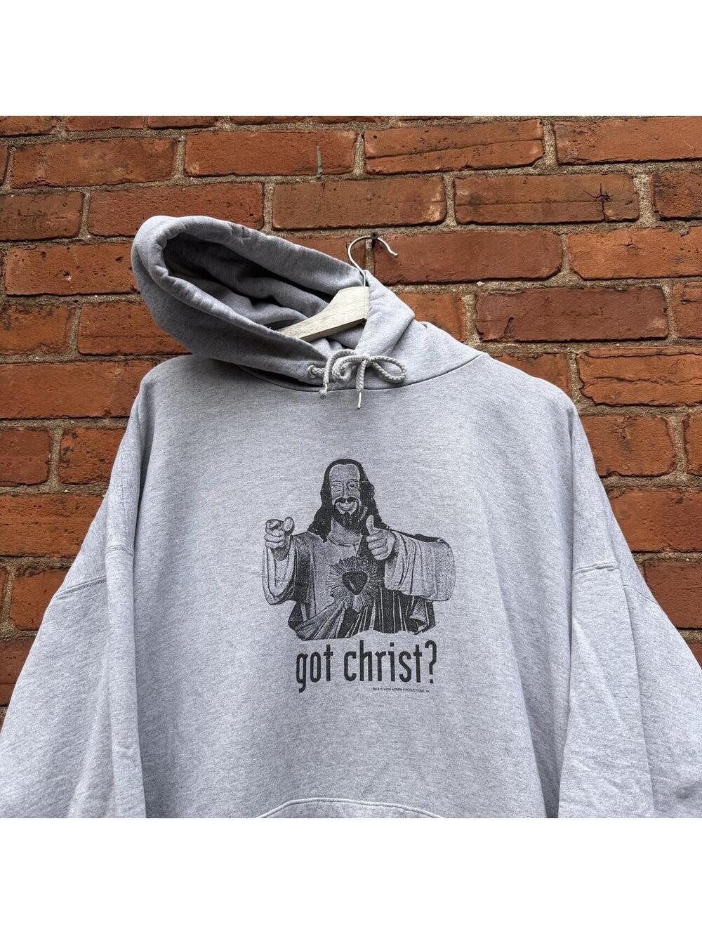 Vintage Jesus Christ got Christ? View askew Hoodie 00s XXL